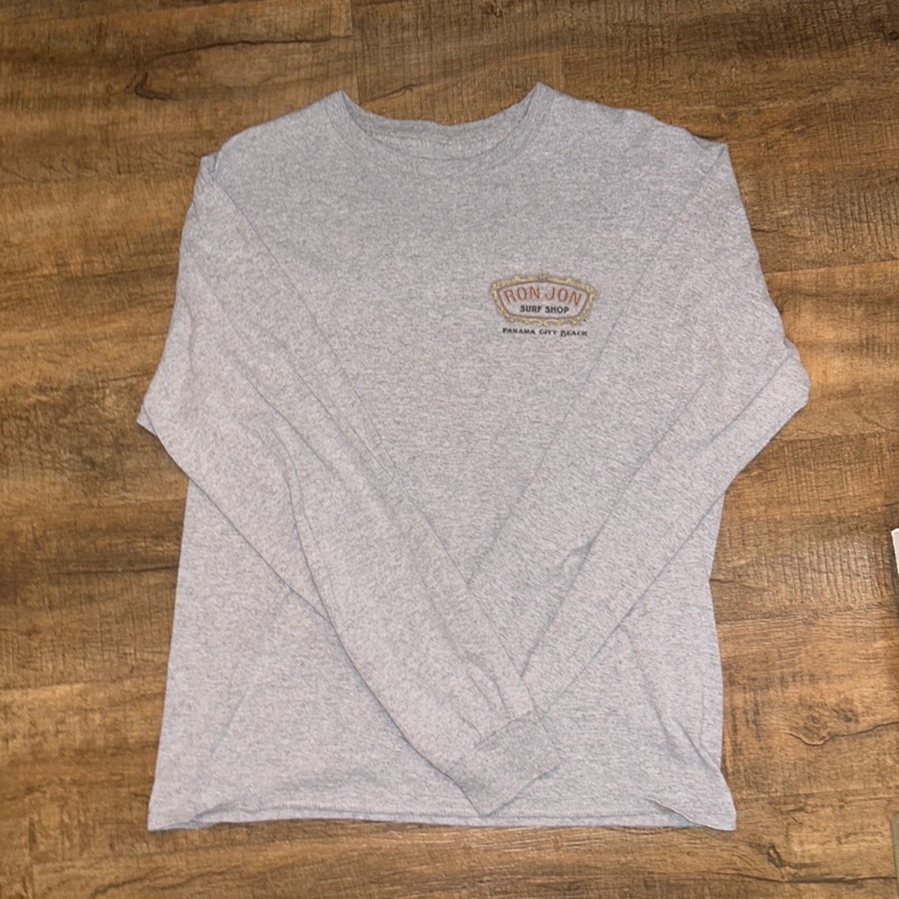 Ron Jon Gray Long Sleeve Tee Shirt